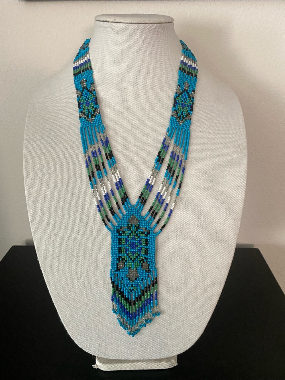 A Vibrant Beaded Southwest Necklace